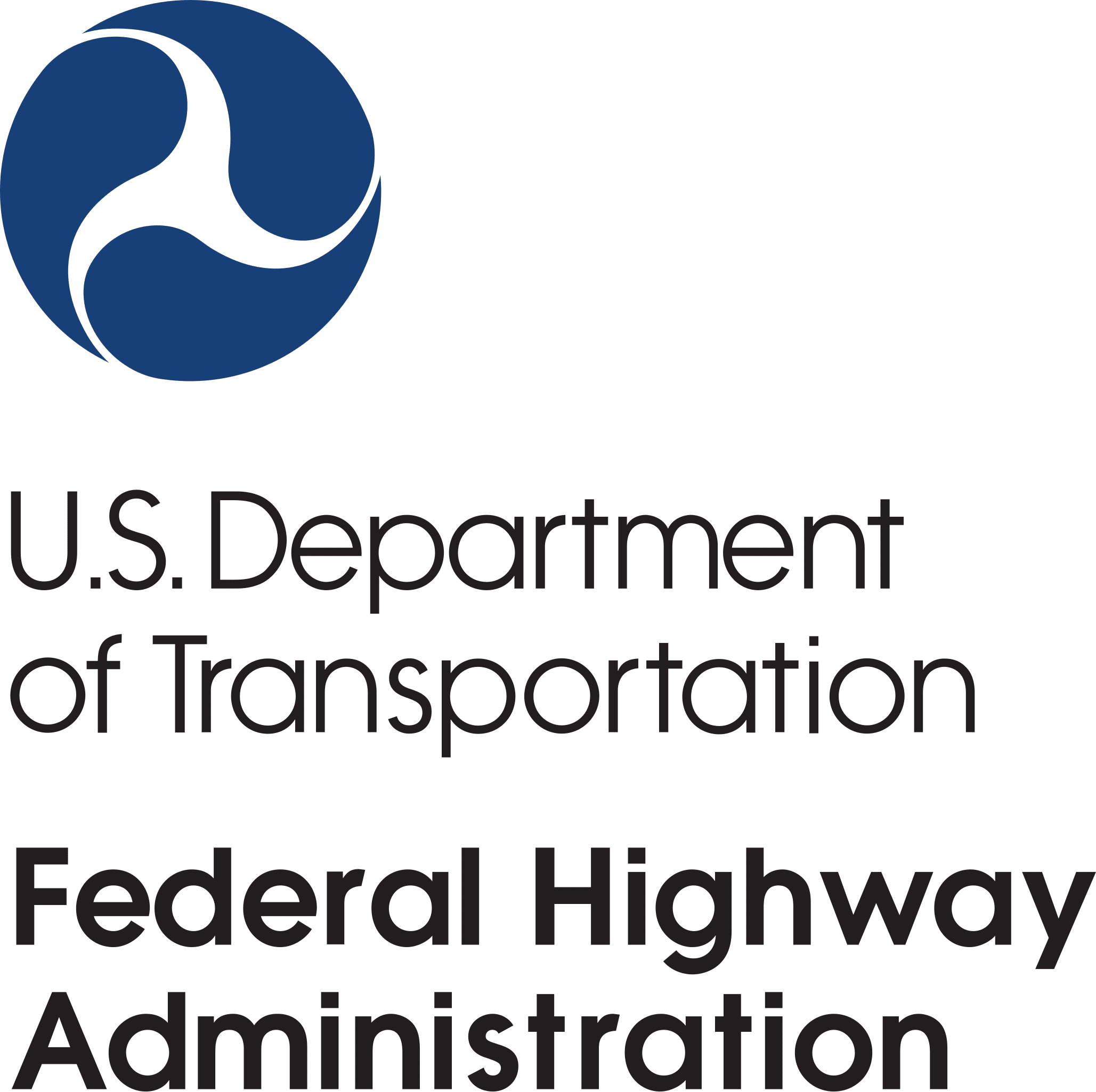 Federal Highway Administration logo, Department of Transportation