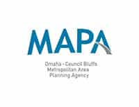 client_metropolitan area planning agency MAPA logo: Omaha-Council Bluffs Planning Agency