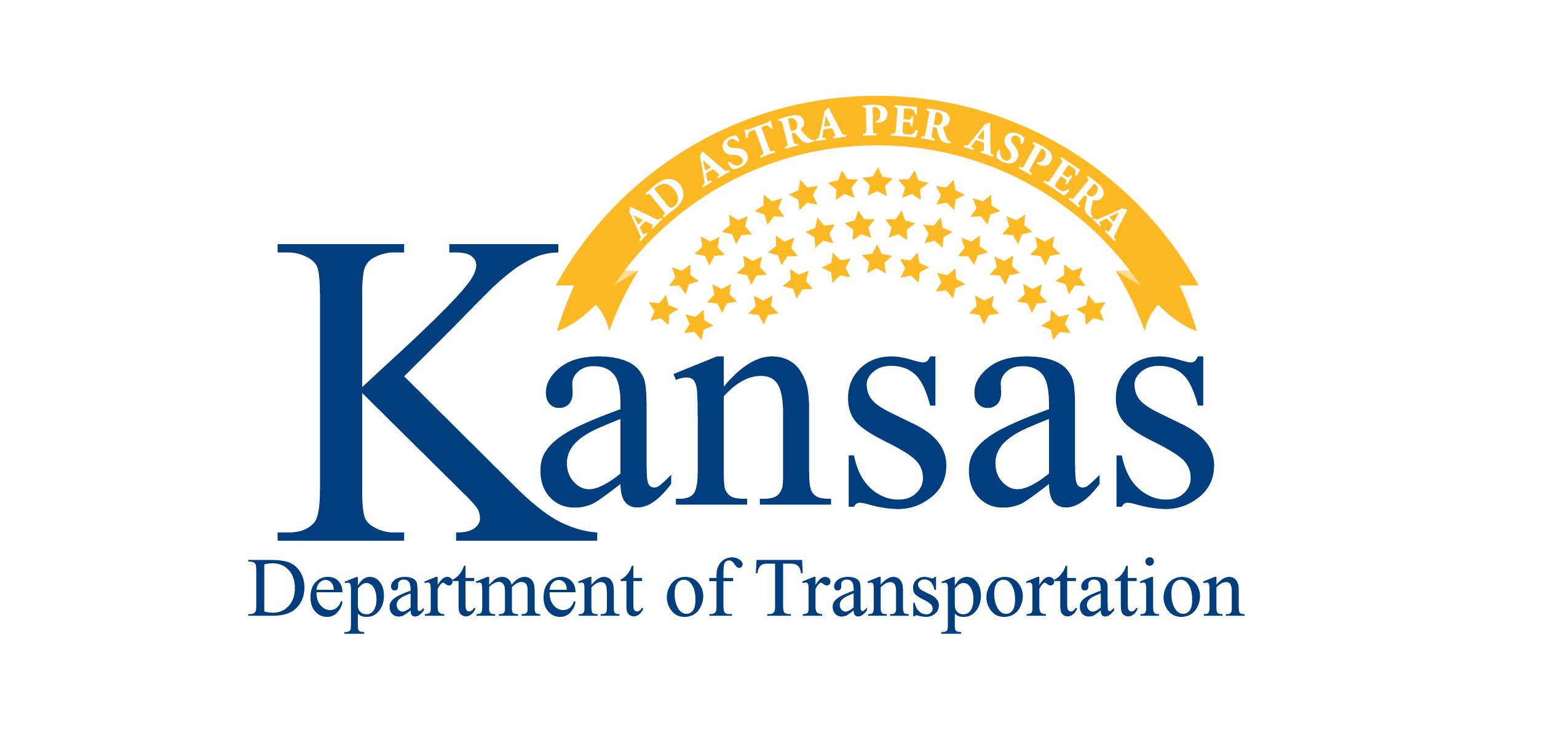 Kansas Department of Transportation logo with motto