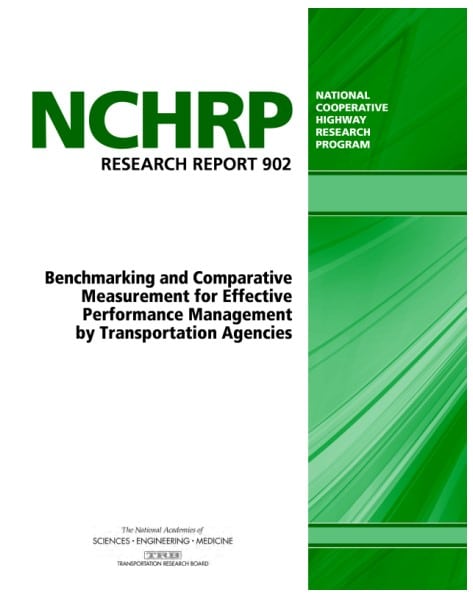 NCHRP Report 902 on transportation performance management.