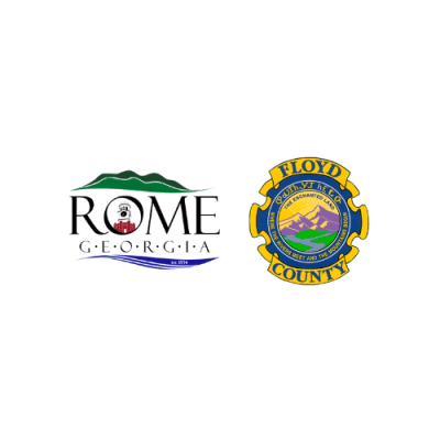 Logos of Rome, Georgia and Floyd County